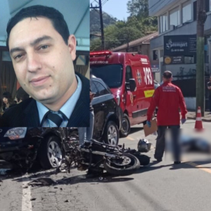 Homem morre após acidente entre carro e moto em Jaraguá do Sul