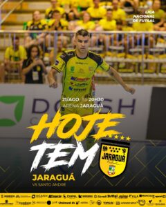 Jaraguá Futsal enfrenta Santo André na Arena pela Liga Nacional