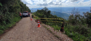 Jaraguá do Sul inicia alargamento de rua no Morro Boa Vista após deslizamento