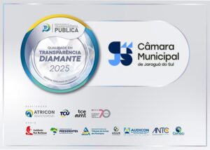 Câmara de Jaraguá do Sul atinge 100% de transparência e mantém Selo Diamante