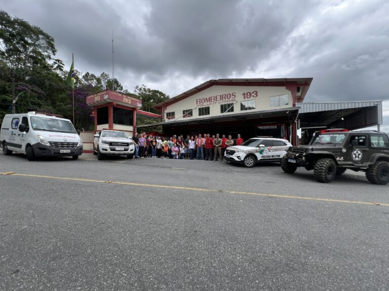 Simulado da Defesa Civil reuniu mais de 100 pessoas em Guaramirim