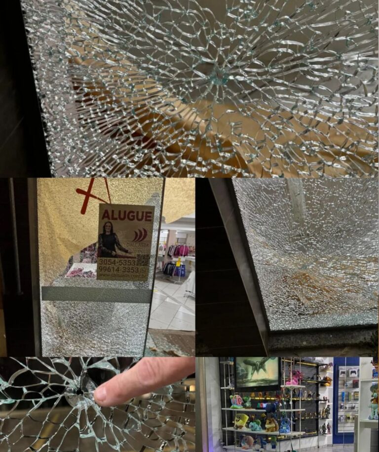 Polícia prende rapidamente homens acusados de danificar comércios em Jaraguá