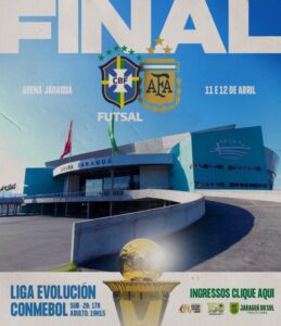 Brasil e Argentina no futsal: ingressos gratuitos já estão disponíveis