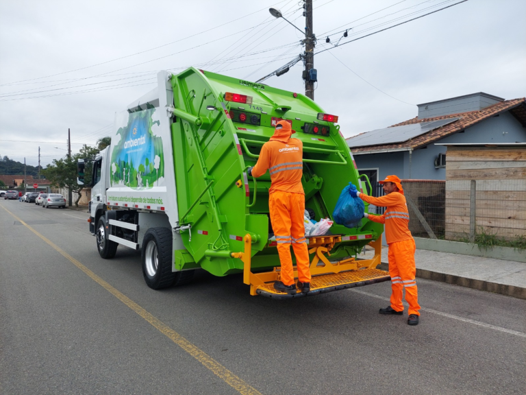 Coleta de lixo será suspensa no feriado do Dia do Trabalhador em Jaraguá do Sul