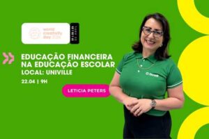 Sicredi apoia World Creativity Day em Jaraguá do Sul com palestras para educadores e líderes do terceiro setor