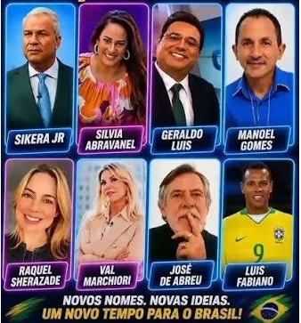 eleições De celebridades a pré-candidatos: famosos miram vagas eleitorais em 2026