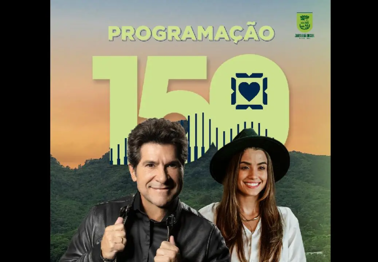 Jaraguá do Sul prepara três dias de grandes atrações para celebrar os 150 anos da cidade