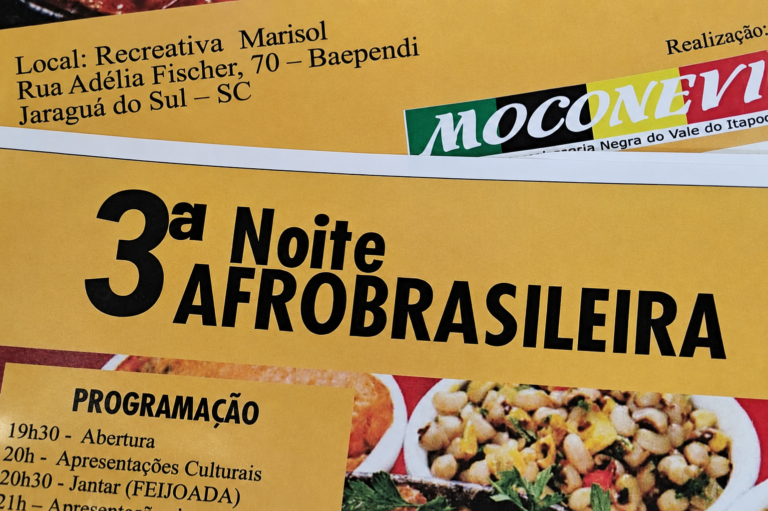 Moconevi promove 3ª Noite Afro-brasileira em setembro, em Jaraguá do Sul