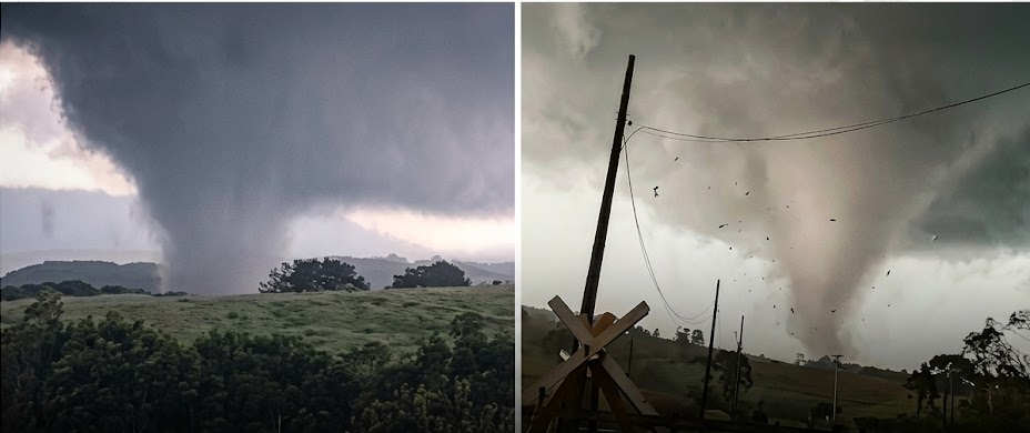 Tornados podem atingir intensidade recorde no Sul nos próximos meses, alerta meteorologista