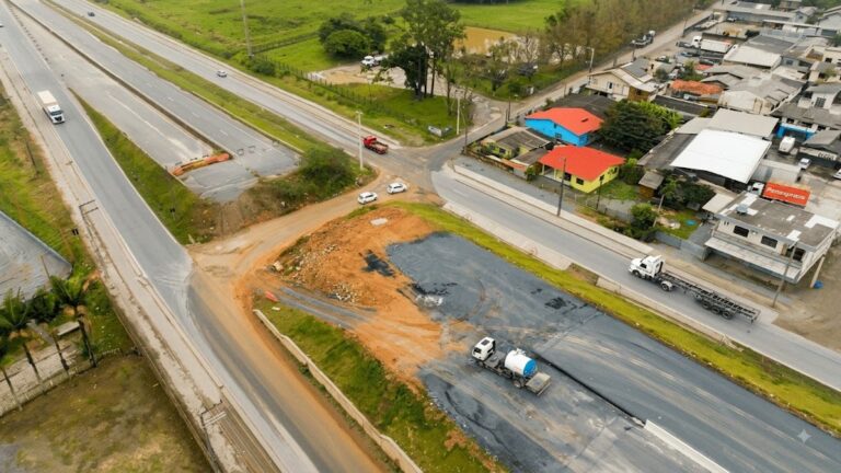 Viaduto na BR-470 tem interdição definitiva a partir desta quarta em cidade de SC