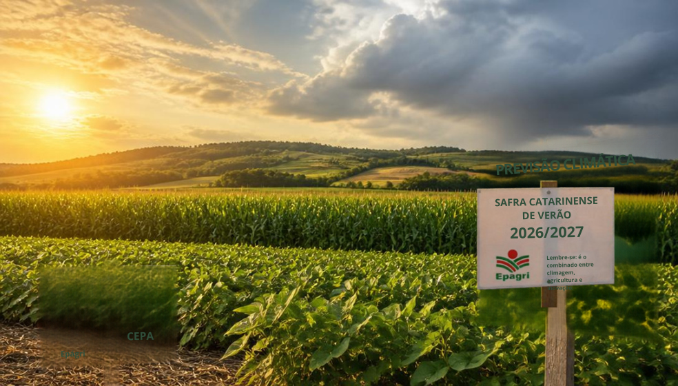 Epagri/Cepa divulga estimativas da Safra Catarinense de Verão 2026/2027 sob influência do El Niño